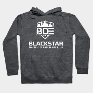 Blackstar Web Logo White Hoodie